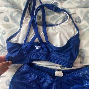Varsity cheer spandex and bra